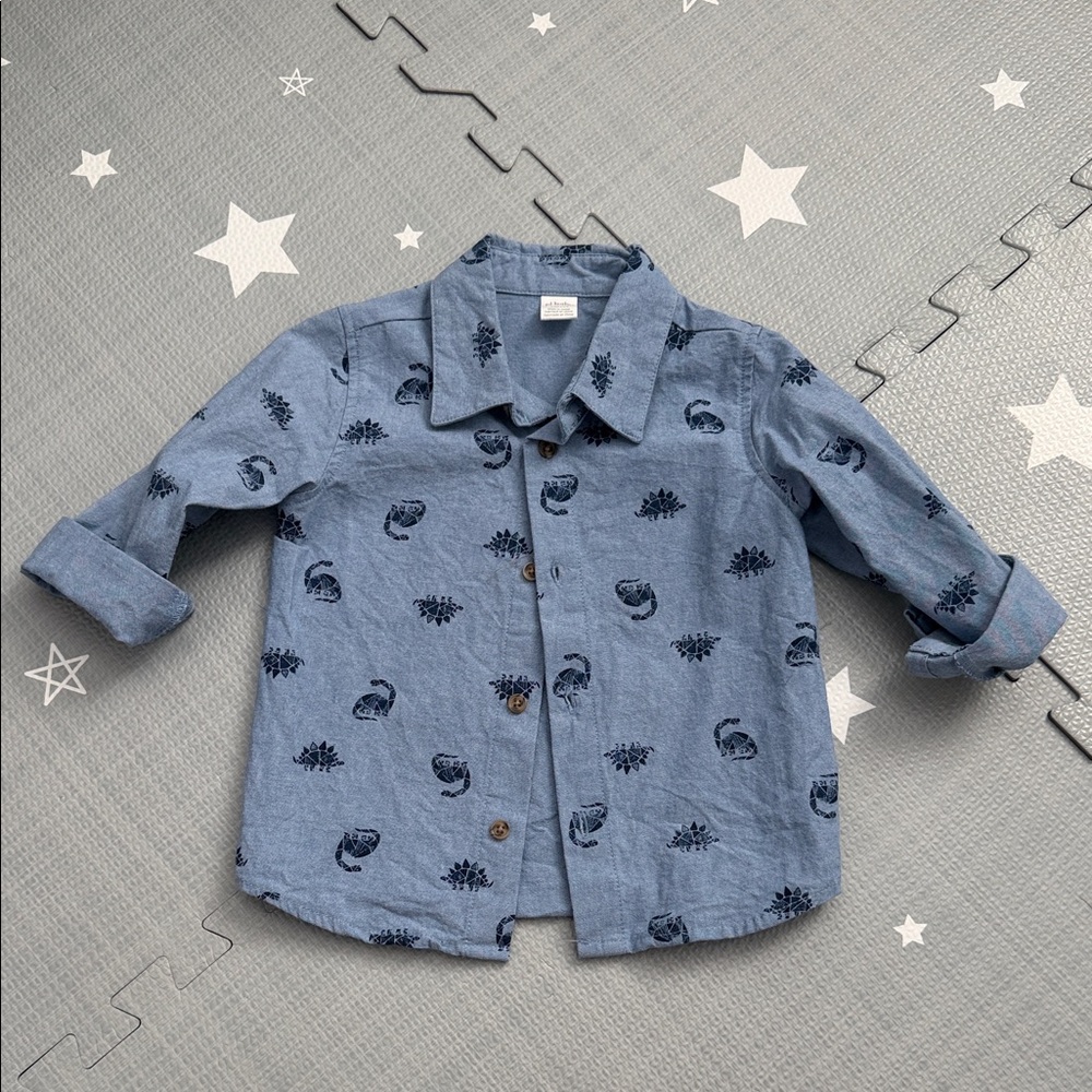 BOGO PL Baby - Dino Button-Up Shirt, 18 months